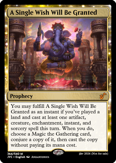 A Single Wish Will Be Granted