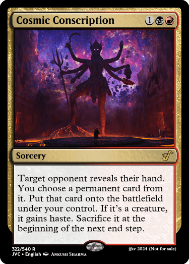 Cosmic Conscription
