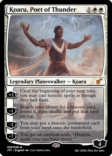 Koaru, Poet of Thunder
