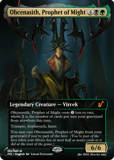 Obcenasith, Prophet of Might