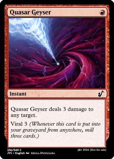 Quasar Geyser