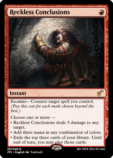 Reckless Conclusions